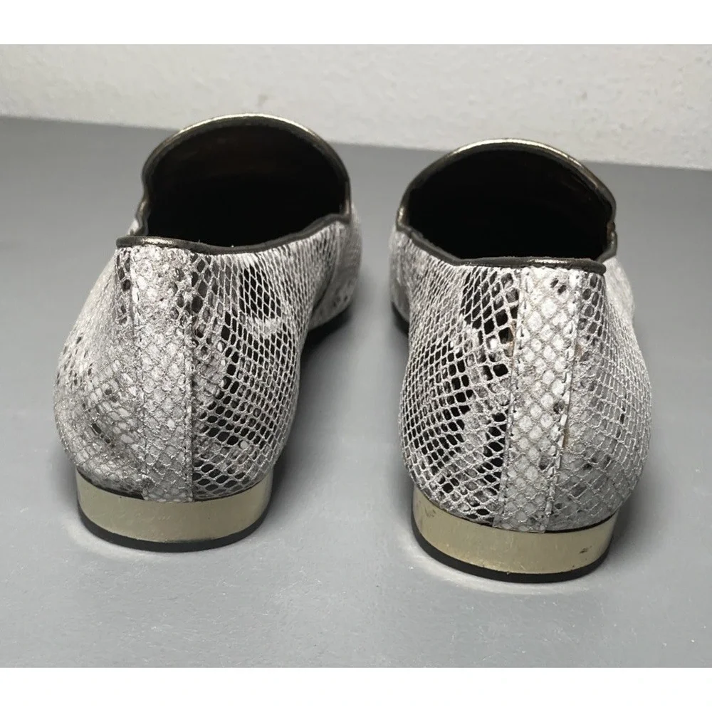 Donald‎ J Pliner Snake Print Hazel Mystic Embellished Loafers 8 M Shoes